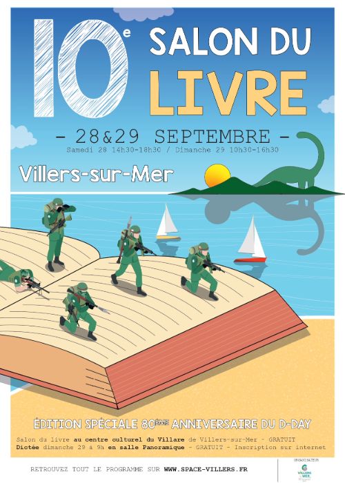 Affiche du 10e salon du livre de Viller-sur-Mer
Rencontre avec Marc Lefrançois