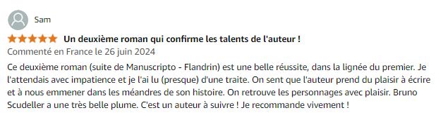 témoignage lecteur un deuxième roman qui confirme les talents de l'auteur